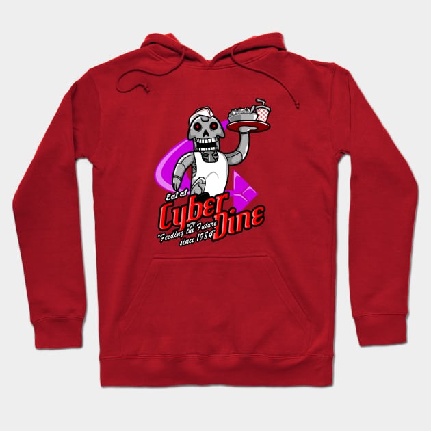 Cyber Dine Hoodie by BCArtDesign